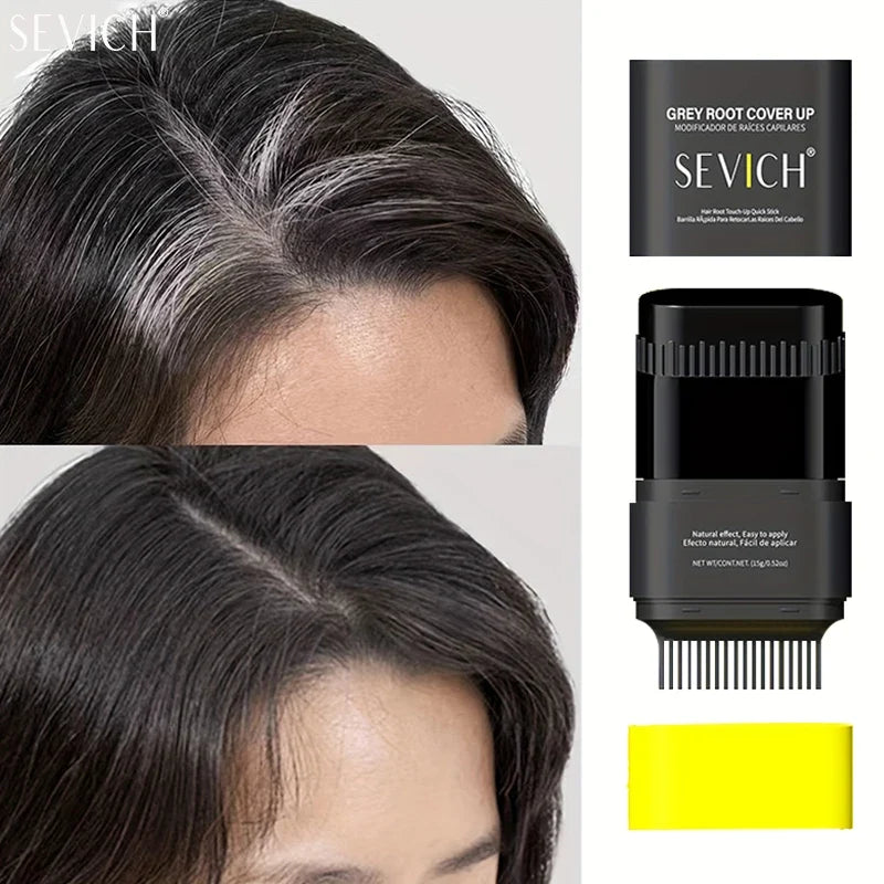 Sevich Beard Dye Stick – Waterproof Gray Coverage, 3 Colors