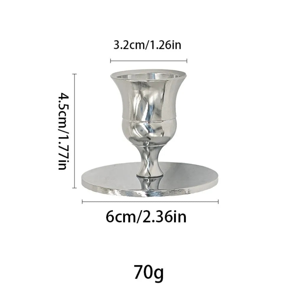 Modern Vintage Iron Candlestick Holder – Elegant Table Decor