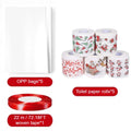 11PCS Santa Claus Toilet Paper Roll Set – Funny Christmas Gag Gift