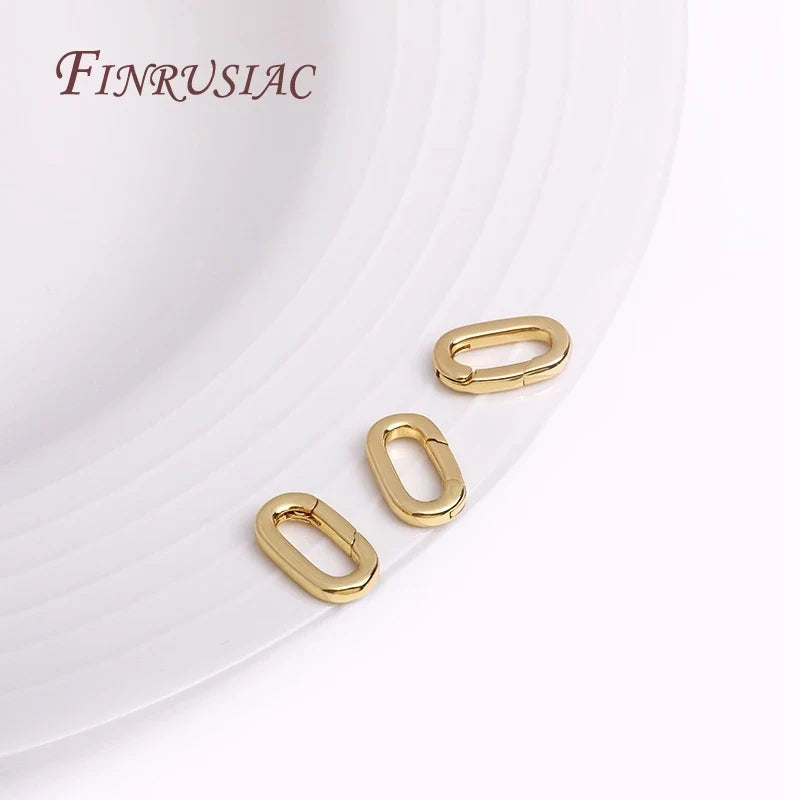 18K Gold Plated Carabiner Clasps – DIY Jewelry Findings