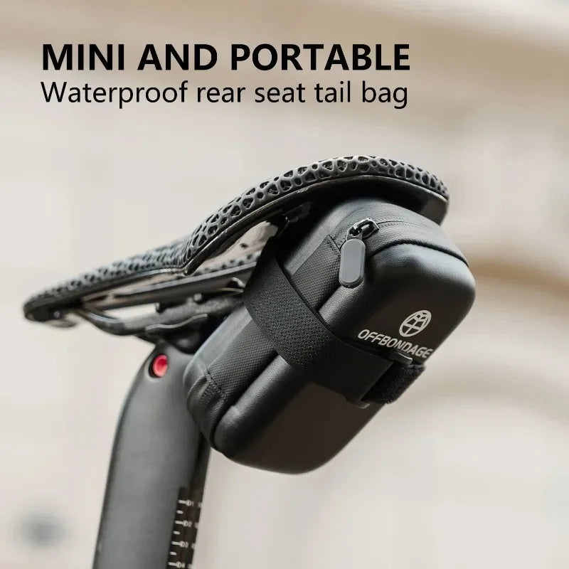 OFFBONDAGE Mini Waterproof Bike Saddle Bag – MTB & Road