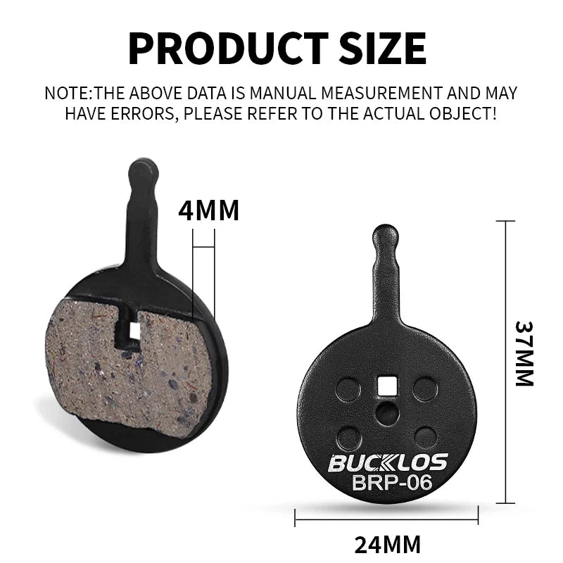 BUCKLOS BRP-06 Resin MTB Disc Brake Pads for SRAM AVID BB5