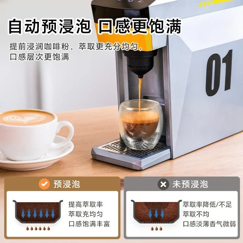 DUTRIEUX Compact Capsule Coffee Machine – Espresso & Americano