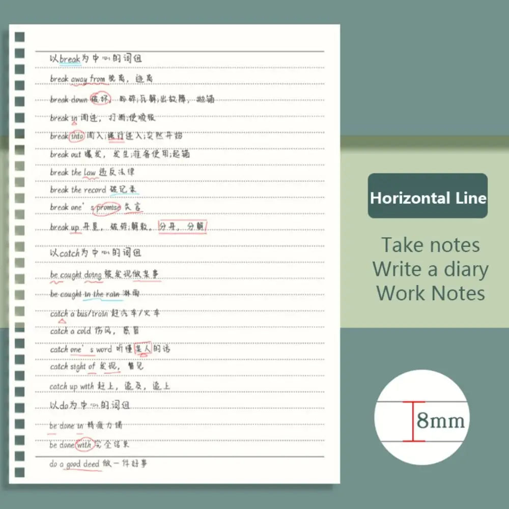 Spiral Coil Notebook A4/A5/A6/B5 – Grid, Blank & Lined