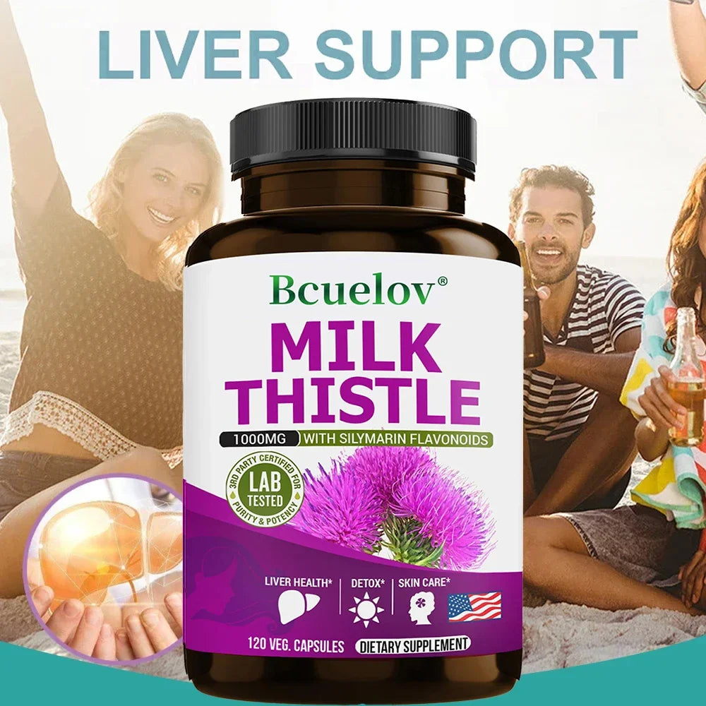 Liver Cleanse & Detox Supplement with Milk Thistle | Taoters