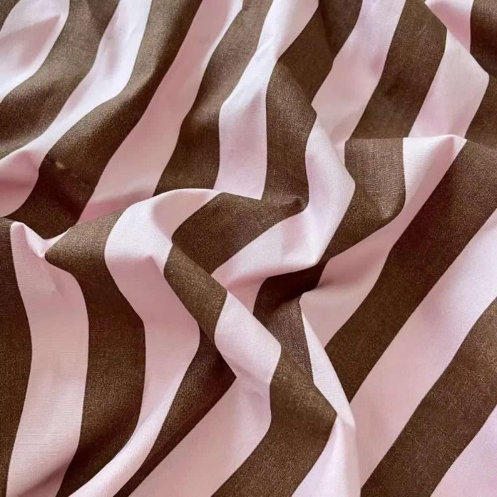 150x100cm Vertical Stripes Challie Fabric – Multicolor Sewing