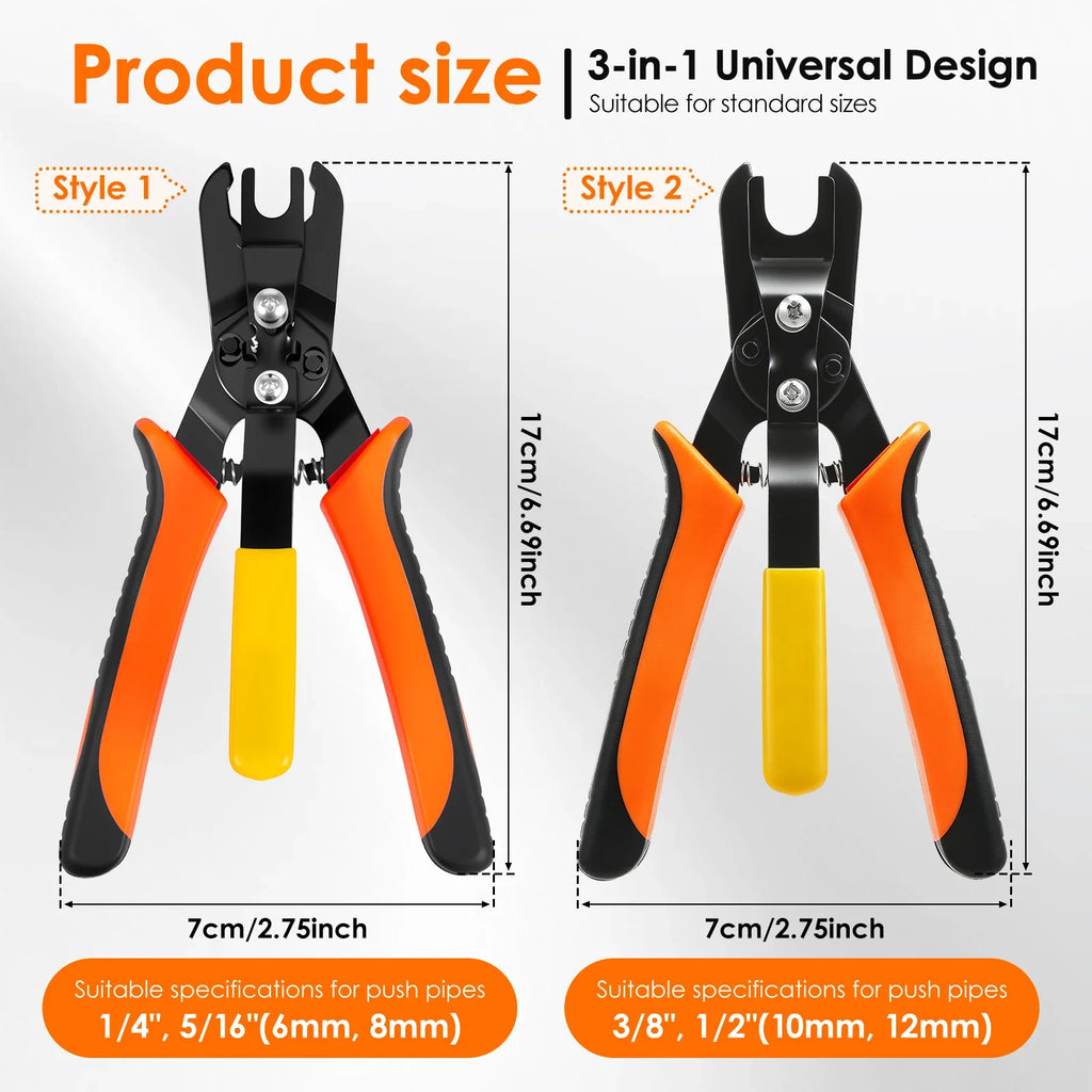 Pneumatic Disconnect Tool Set – Push-to-Connect Fitting Pliers