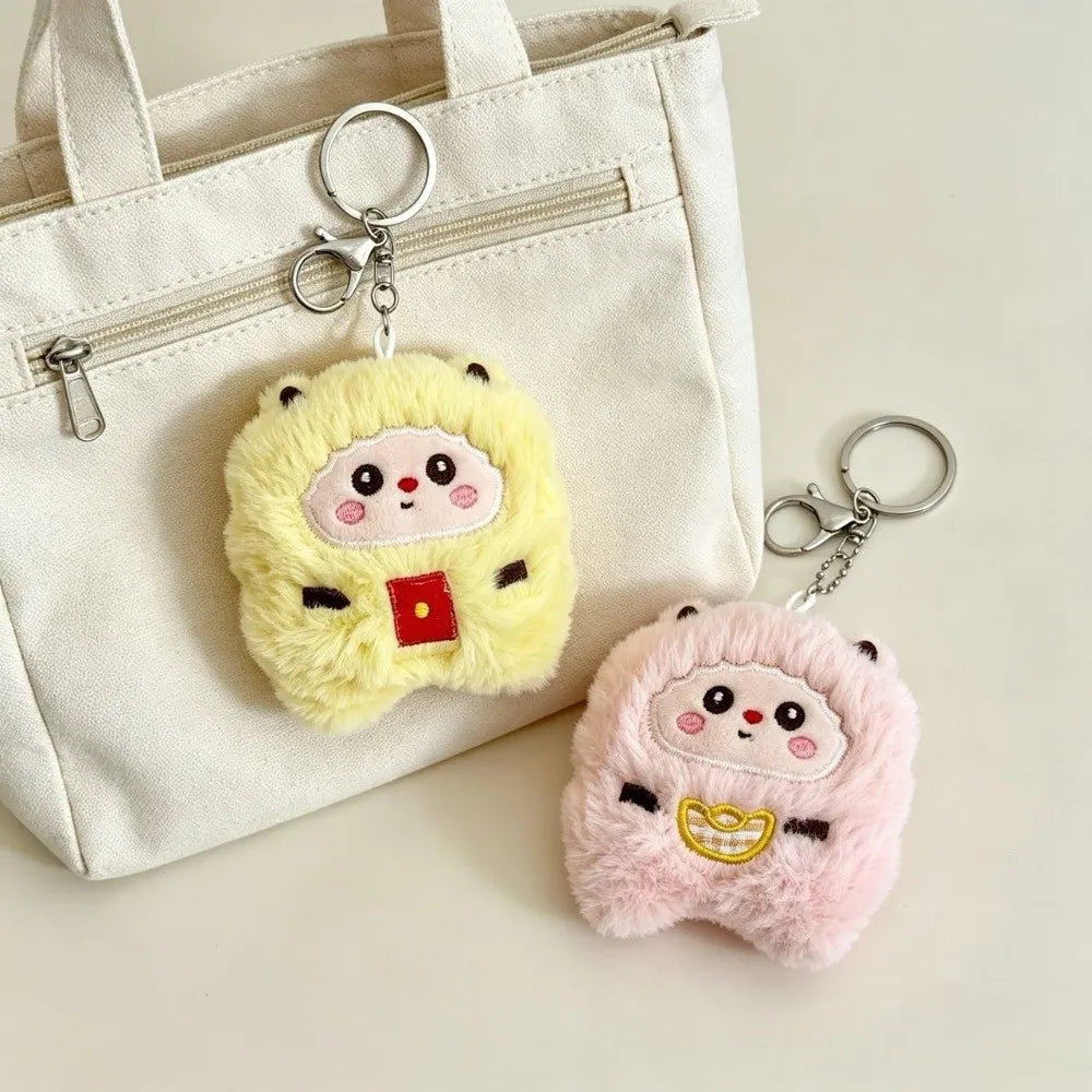 Squeaky Sheep Plush Keychain – Soft Lamb Pendant Ornament