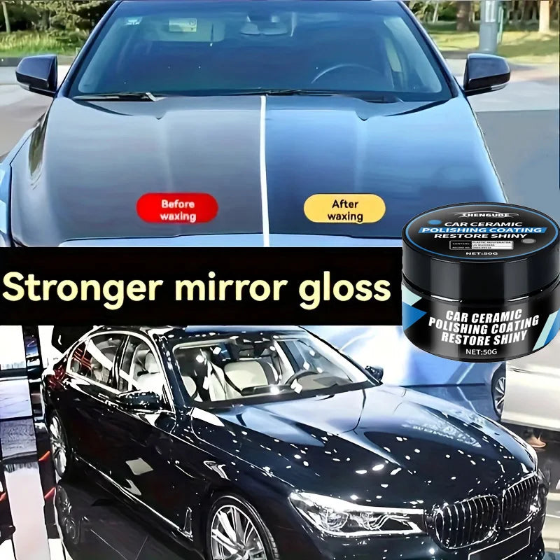 Ceramic Nano Car Polishing Wax – Hydrophobic Crystal Coat