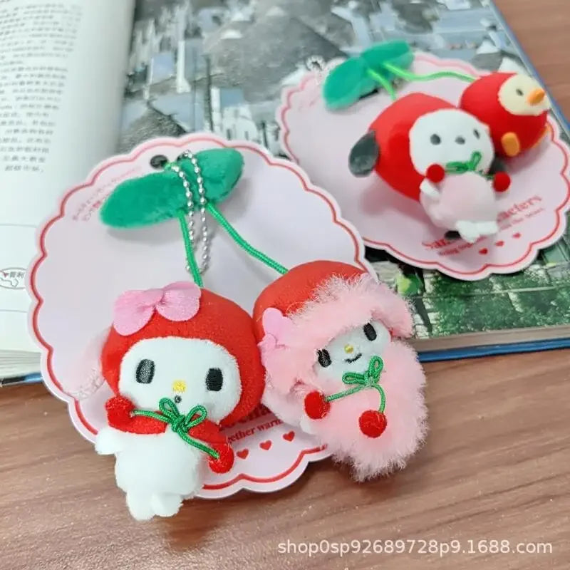 Sanrio Hello Kitty Kuromi Keychain & Makeup Bag Gift Set