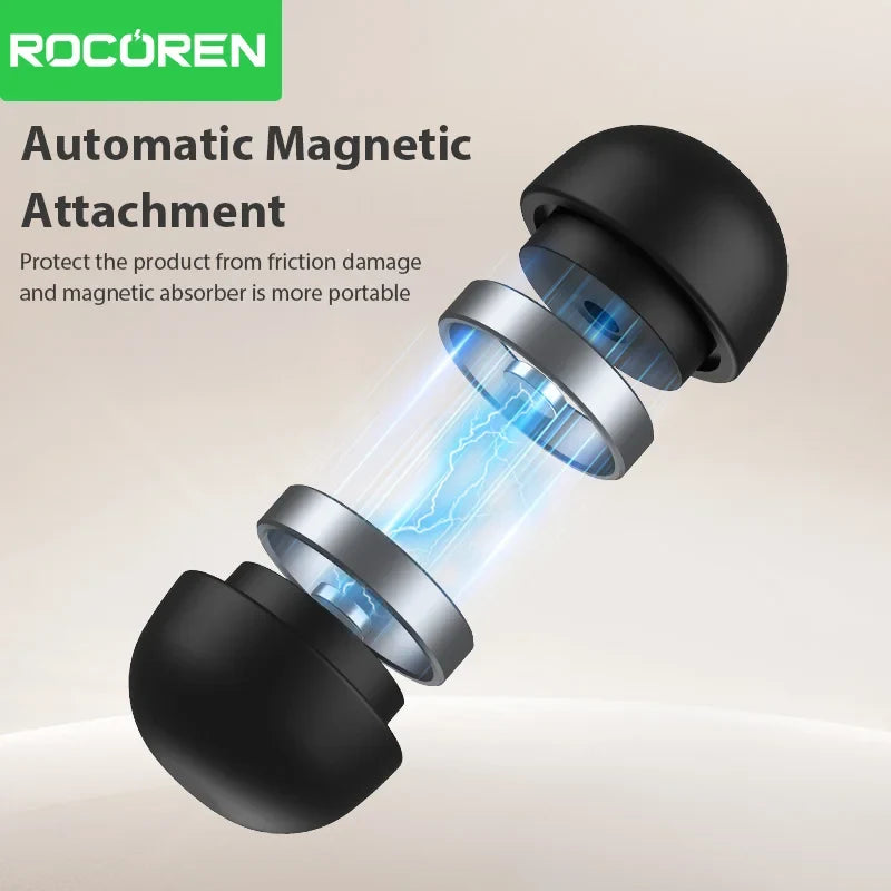 Rocoren Magnetic Mini Laptop Stand Aluminum Cooler for MacBook