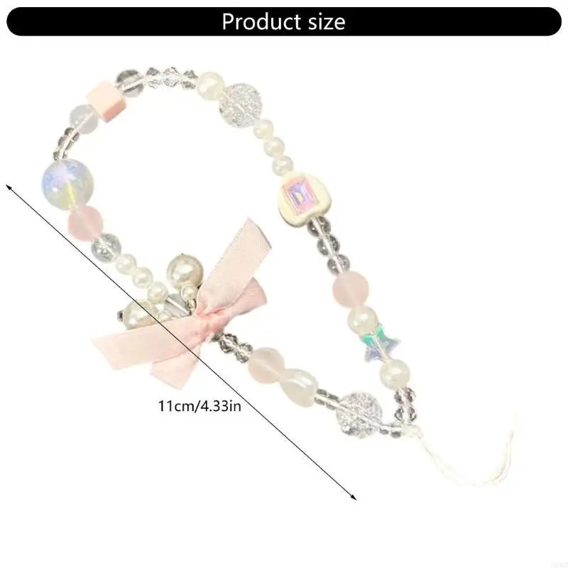 Beaded PVC Phone & Camera Lanyard – Flexible Fashion Strap