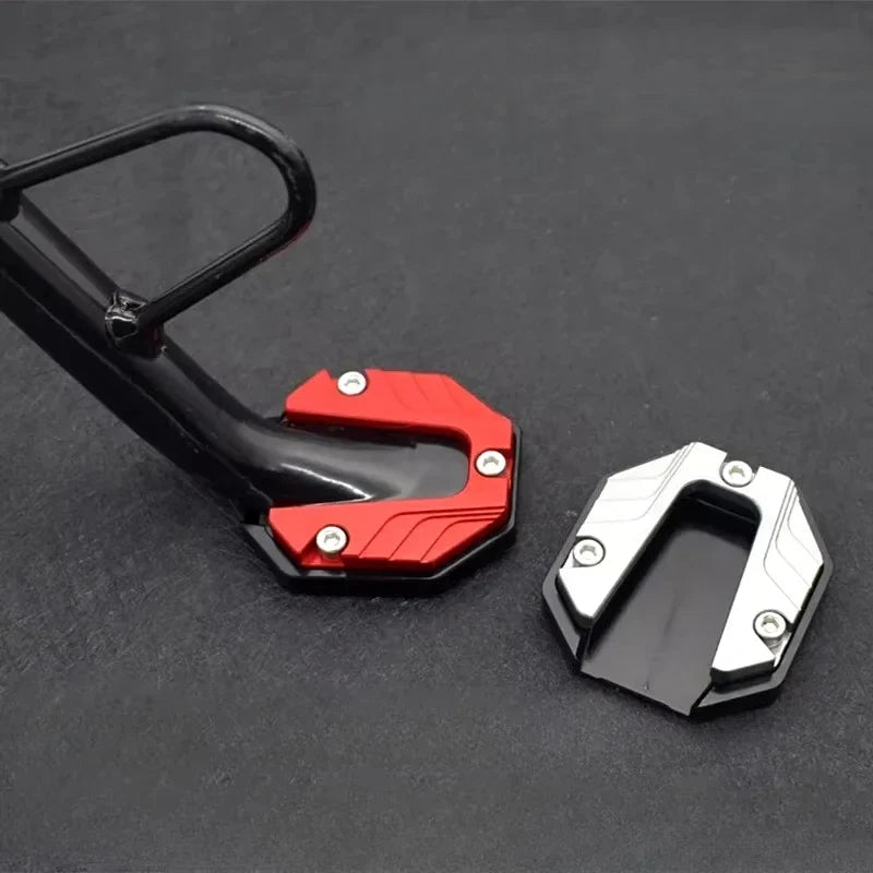 Aluminum Motorcycle Kickstand Extension Foot Pad Side Stand