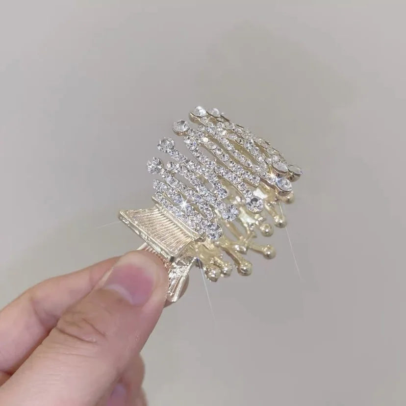 Metal Hair Claw Clip – Korean Ponytail Hairpin for Women