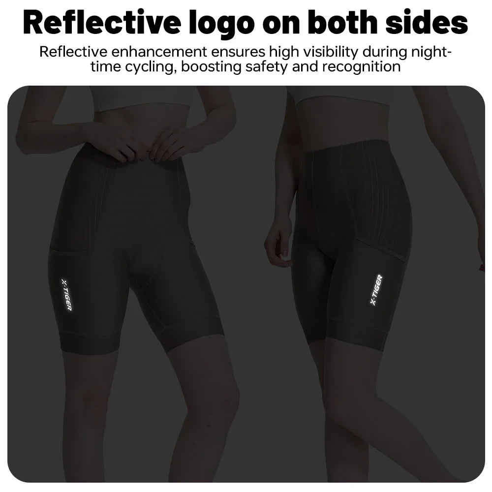X-Tiger Women's MTB Cycling Shorts – 8Hr Padded Quick Dry