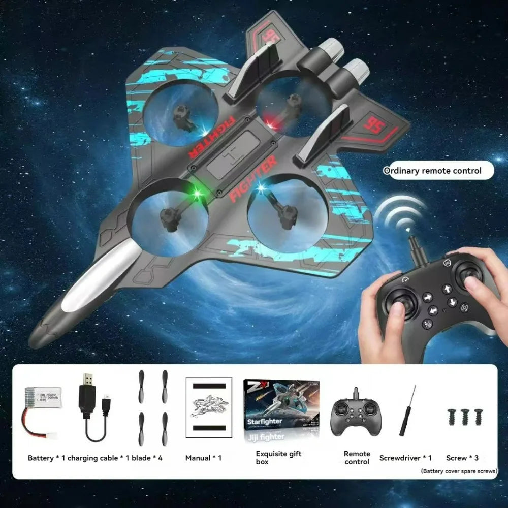 2.4GHz Foam RC Plane – Gravity Sensing Stunt Roll for Kids