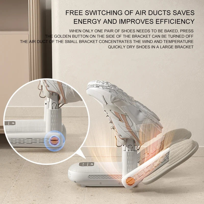 DUTRIEUX Portable Electric Shoe Dryer with Timer & Deodoriser