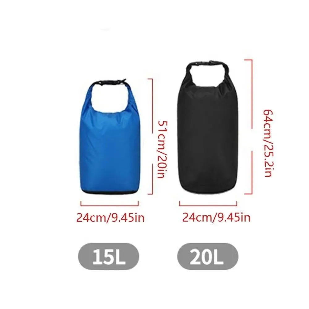 Waterproof Dry Bag 15/20L – Foldable Drifting Bucket Bag