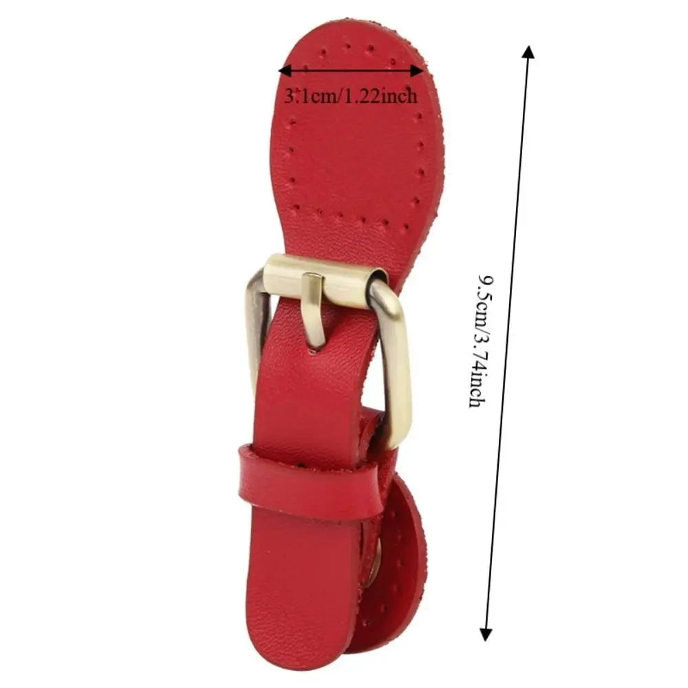 2pcs Leather Snap Buckle Lock Bronze DIY Bag Closure Craft