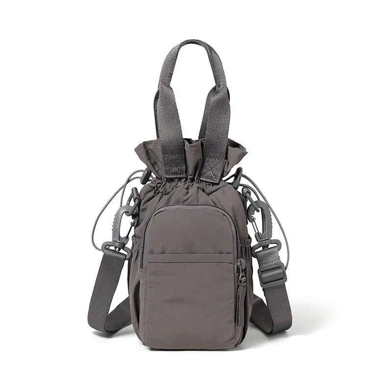 Korean Nylon Small Square Crossbody Bag – Trendy Unisex