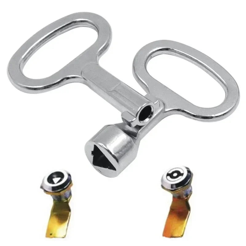 Triangle & Slotted Key Wrench | Cabinet Elevator Lock Tool