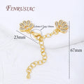 18K Gold Plated Extension Chains with Lobster Clasps | 1–3 Pcs