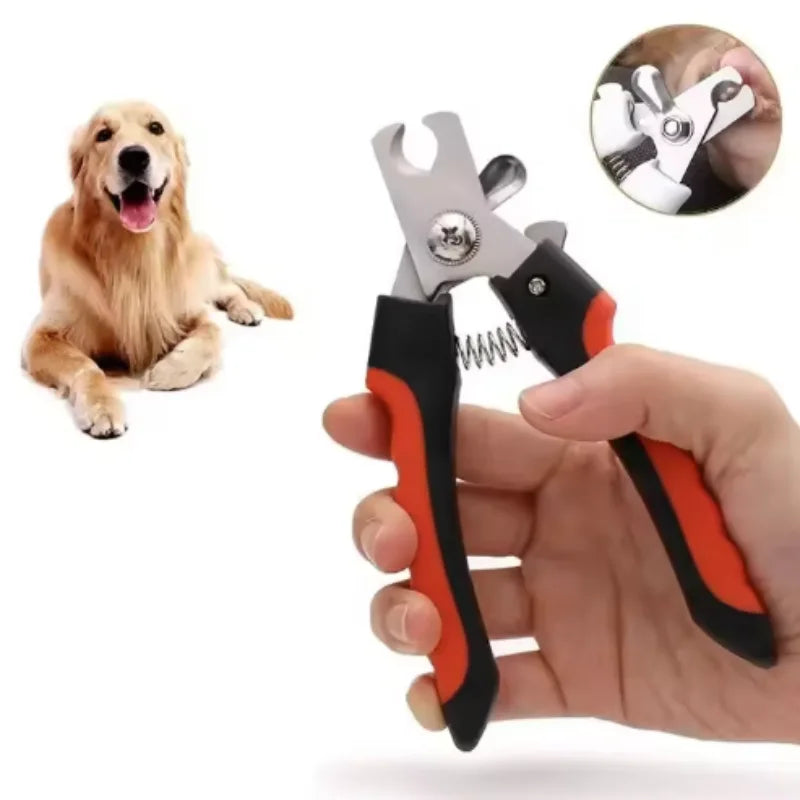 Pet Nail Clipper – Stainless Steel Dog & Cat Claw Trimmer