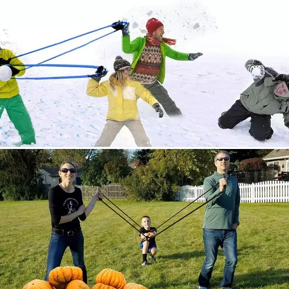 Water Balloon Slingshot Launcher – Long Range 3-Person Team