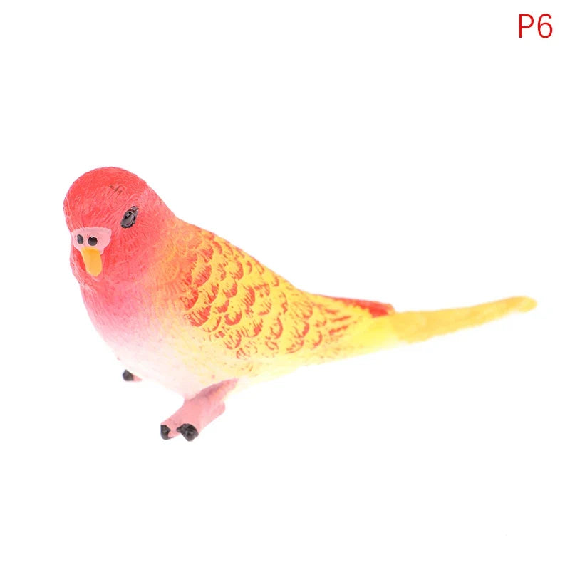 Simulation Parrot Figurine Miniature Ornament & Photography Prop