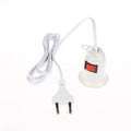 E27 Plant Grow Lamp Holder with On/Off Switch & 3/5M Cord