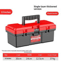 13-Inch Portable Tool Storage Box with Handle – ABS Plastic
