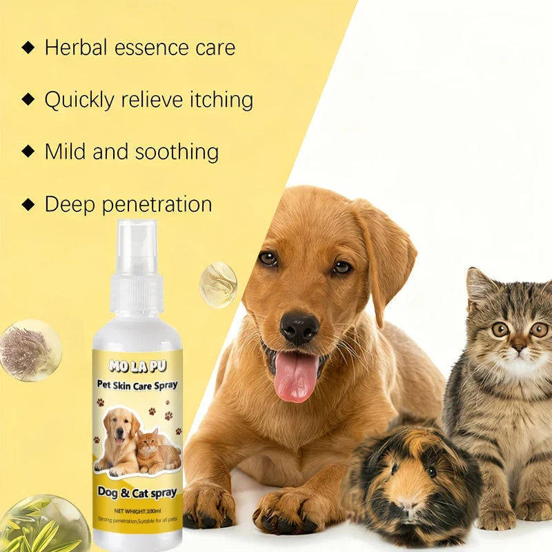 Pet Grooming Spray for Dogs & Cats – Daily Care Mist