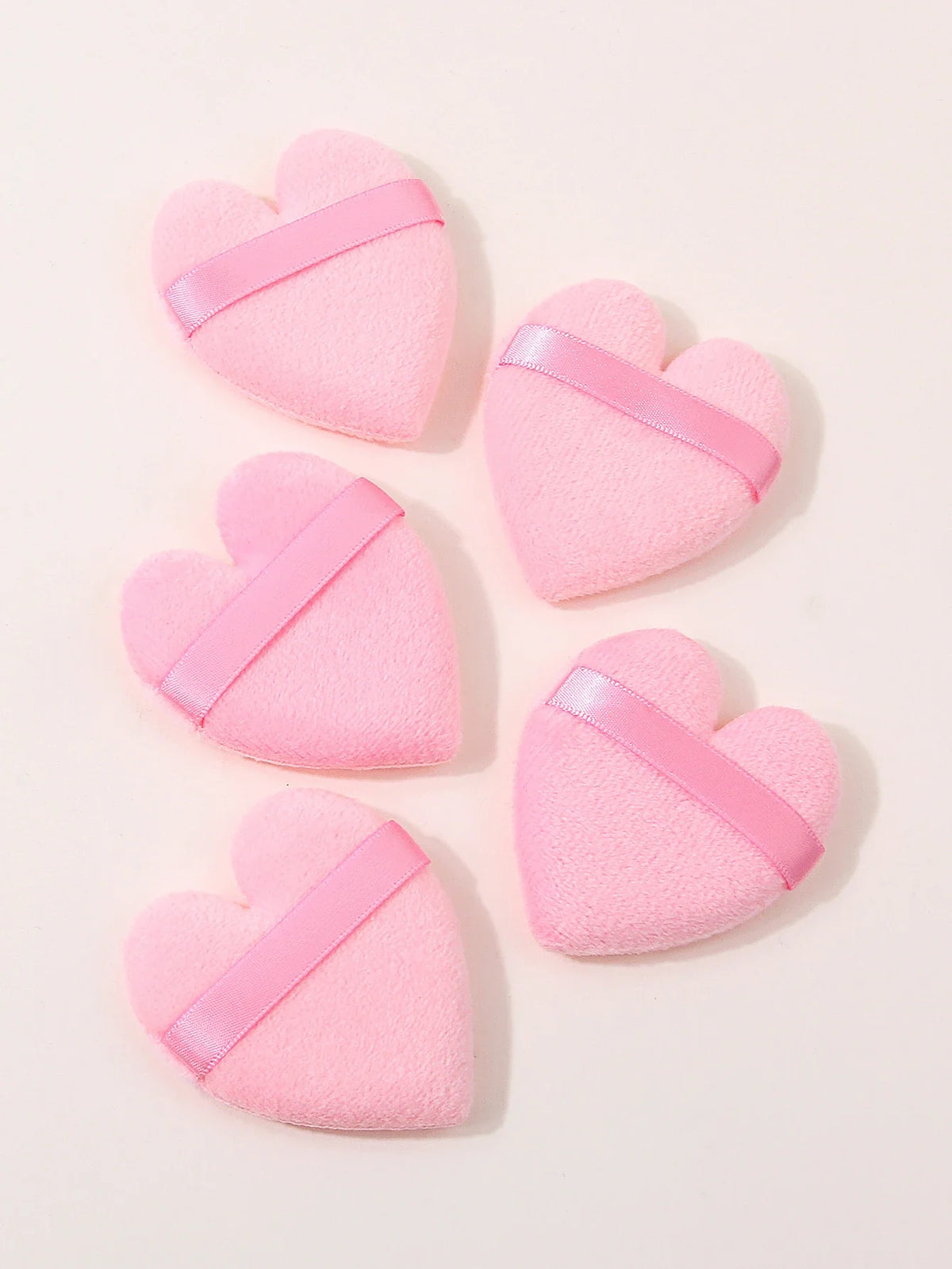 5Pcs Triangle Velvet Powder Puff – Reusable Makeup Sponge
