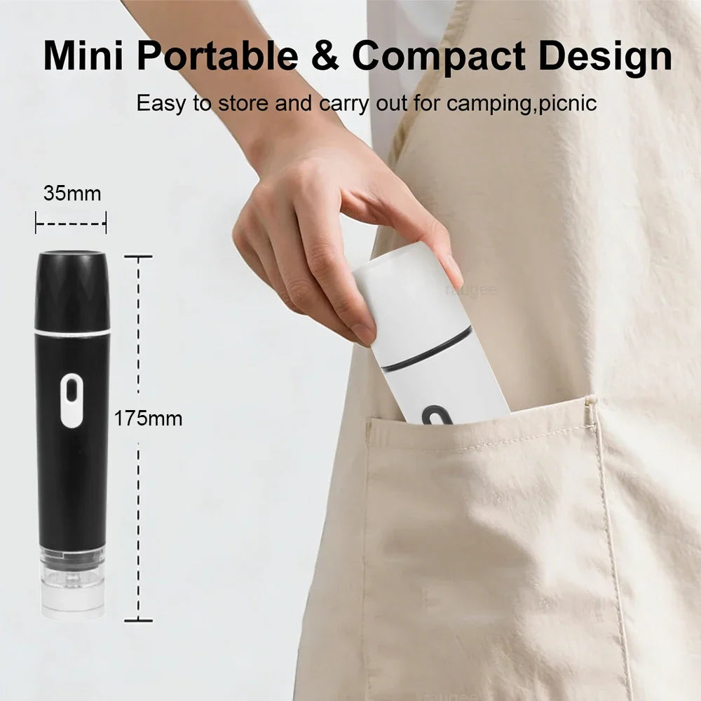Raugee Mini Electric Vacuum Sealer Pump | USB Rechargeable