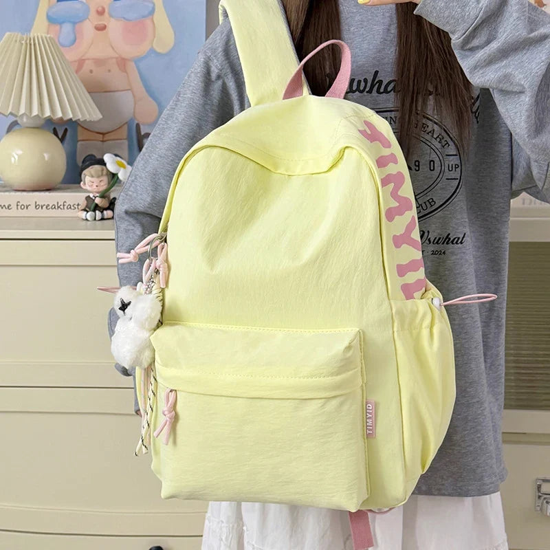 Korean Style Large Capacity Laptop Backpack for Women