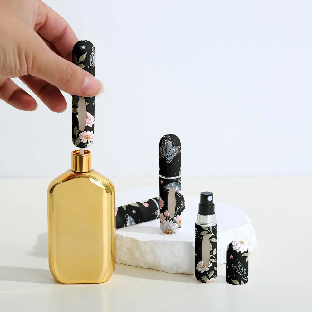 5ml Refillable Mini Perfume Spray Bottle | Portable Travel Atomizer