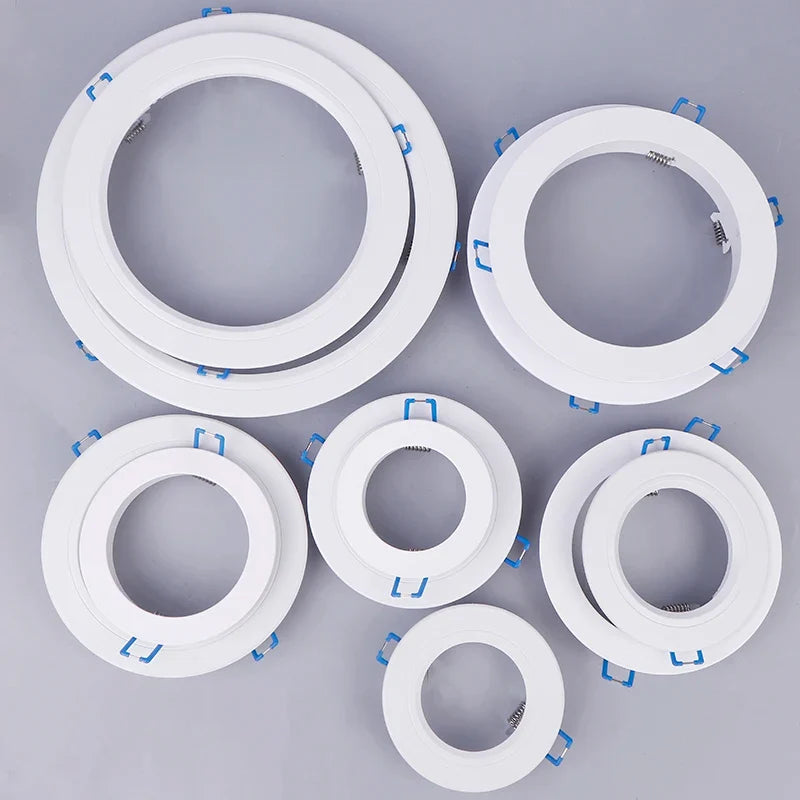 White LED Downlight Adapter Rings – Hole Enlarger & Spotlight Frames