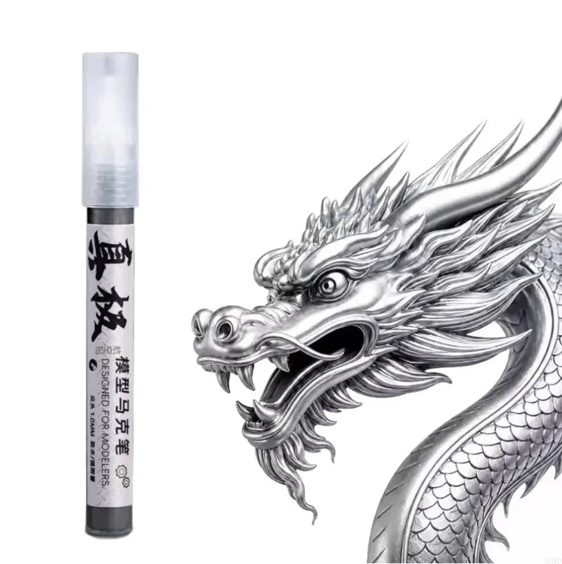 Metallic Paint Marker Pen – 8 Colors, 1.5mm Tip for Models