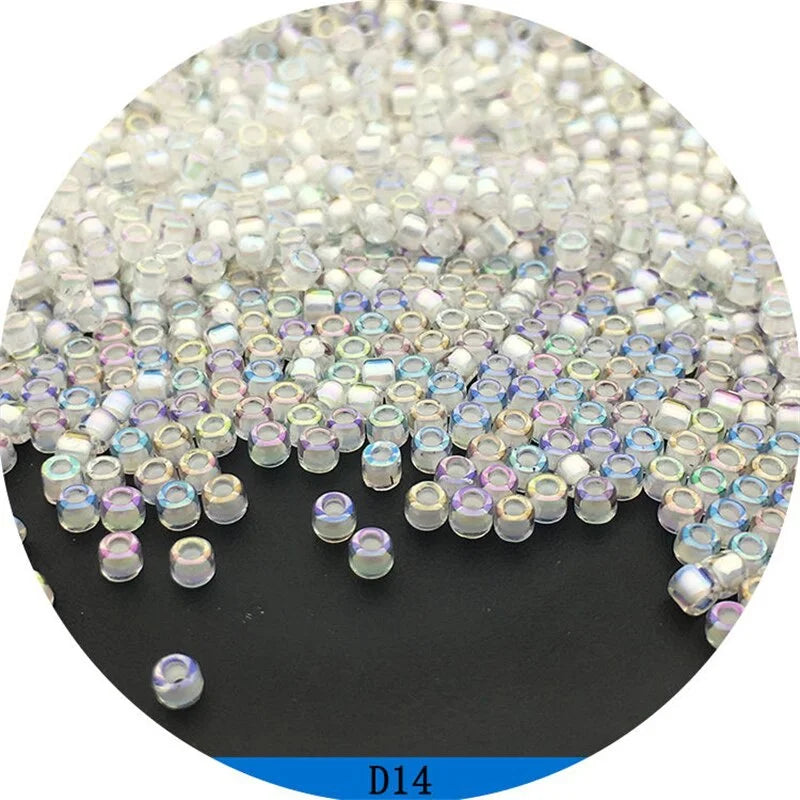 Miyuki Delica 2mm Glass Beads 500Pcs – 18 Colors for DIY