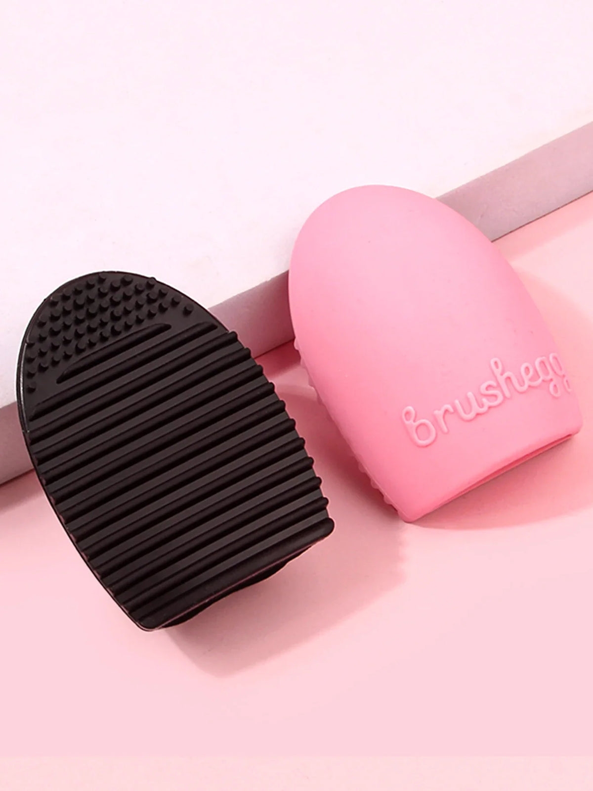2PCS Silicone Scrubber Egg – Makeup Brush & Face Cleaner