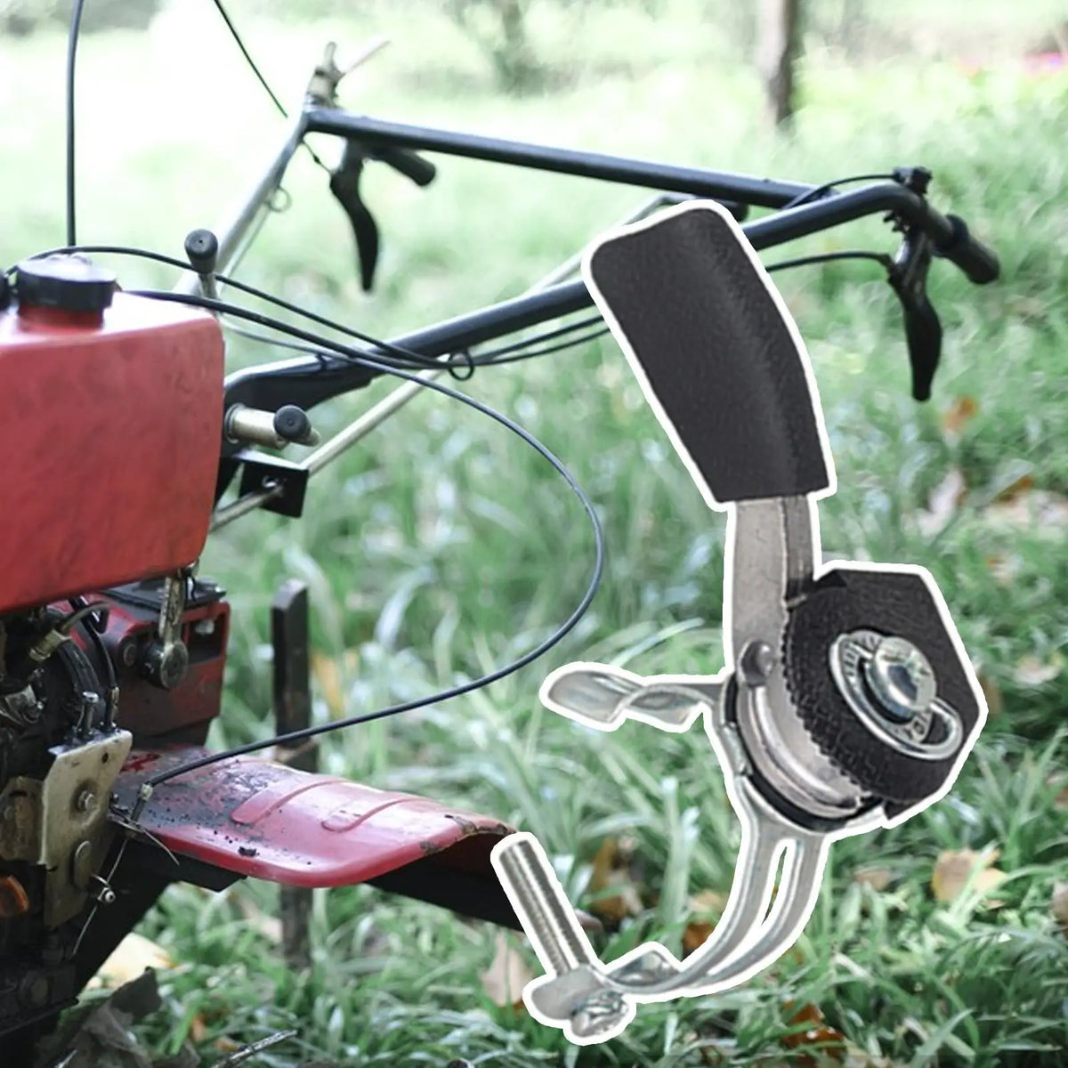 Tiller Thumb Throttle Lever & Cable Control Switch – Aluminum