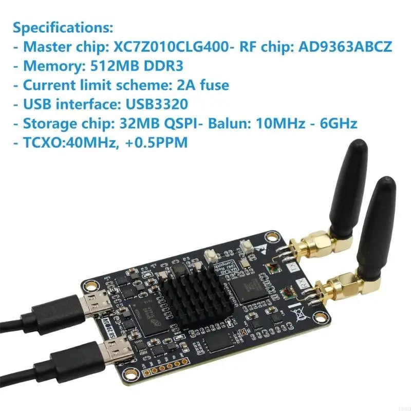 SDR Development Board AD9363 ZYNQ7010 10MHz–6GHz 512MB DDR3