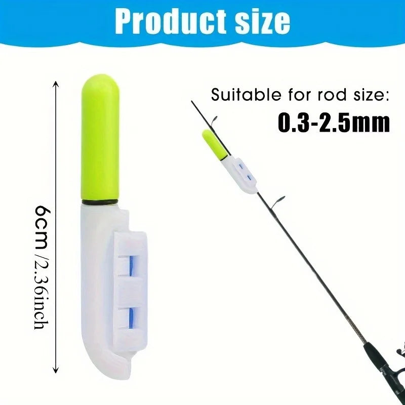 6 PCS LED Glow Stick Bite Alarm – Night Fishing Rod Light