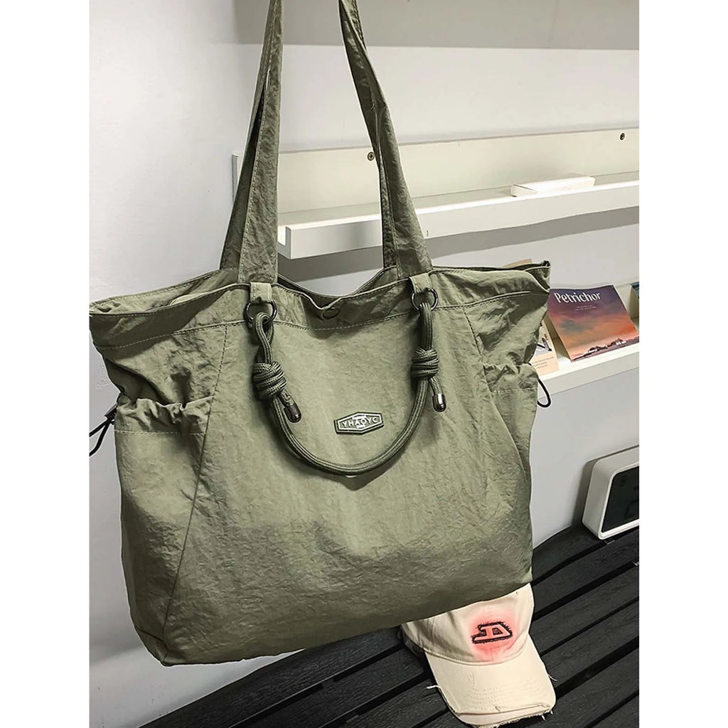 Nixie Large Nylon Tote Bag – Shoulder, Travel & Commute Bag