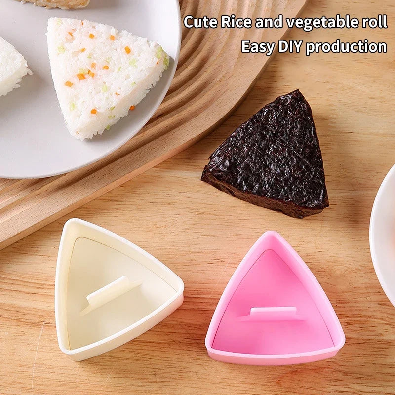 Triangular Onigiri Sushi Mold – DIY Rice Ball Press Tool