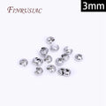 18K Gold Plated Crimp Beads 50pcs – DIY Jewelry Stopper Beads
