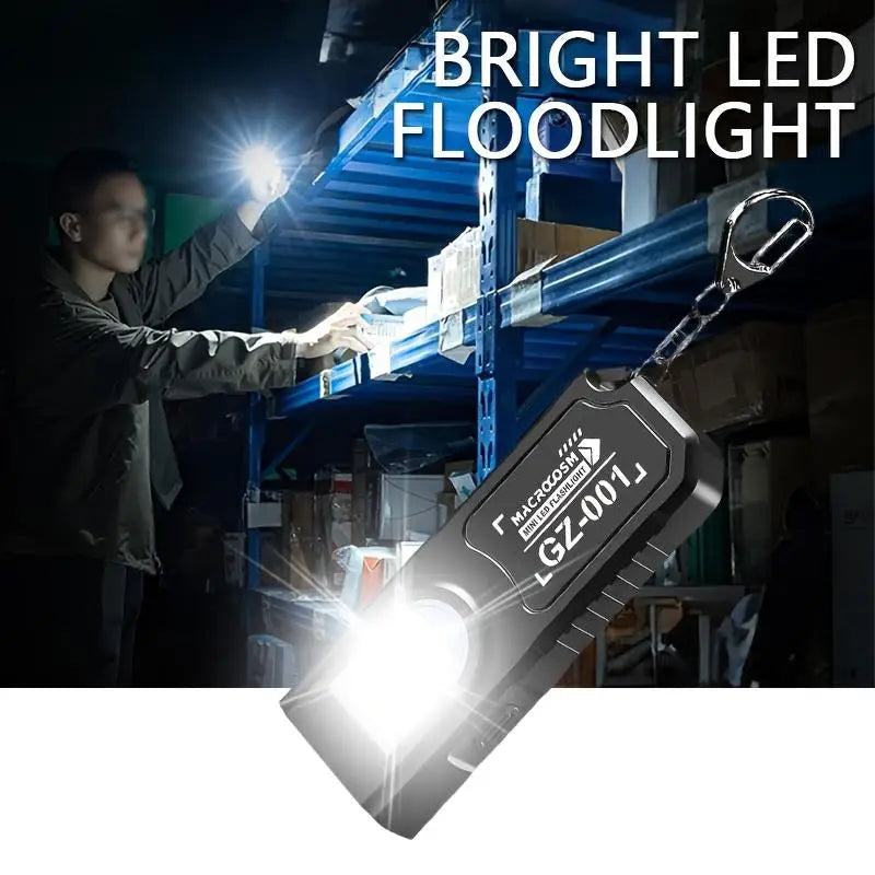 Nixie Magnetic Keychain Flashlight – Clip-On LED Torch