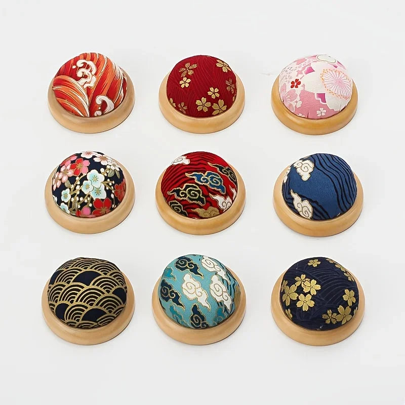 Wooden Base Pincushion – DIY Sewing Needle Storage Holder