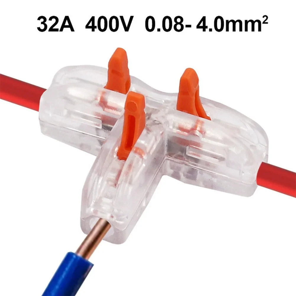 T-Type Wire Connector Terminal Block – 5 Pack | DAZZLEEX