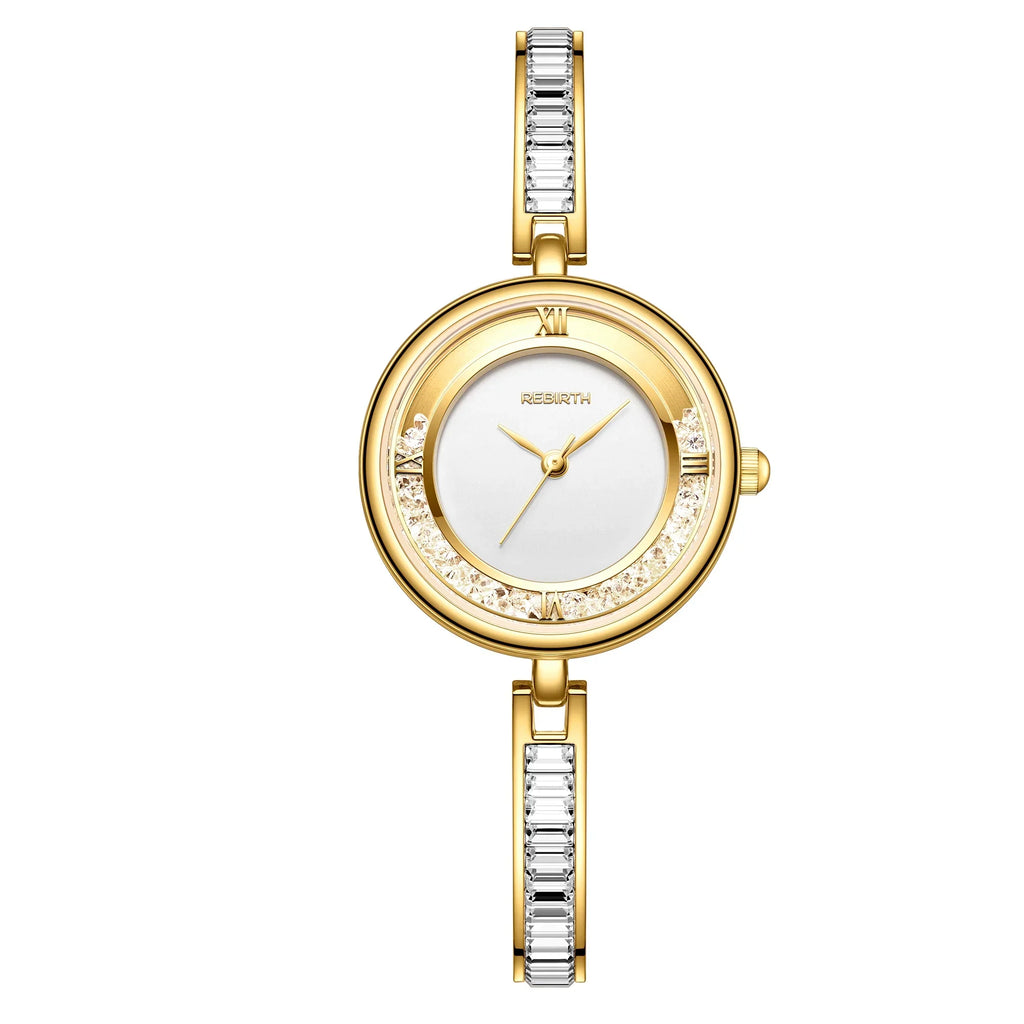 REBIRTH Quartz Watch – Elegant Stainless Steel, Water Resistant